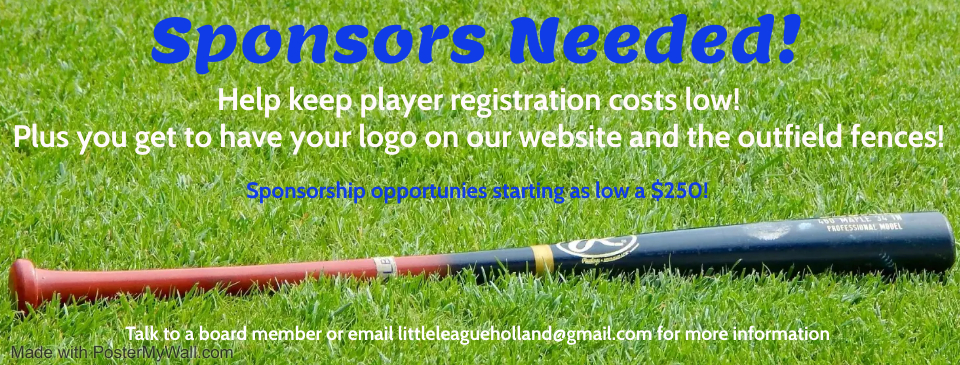 Sponsors Needed!